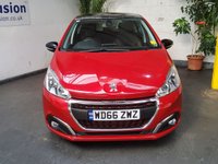 USED 2016 66 PEUGEOT 208 1.2 PURETECH S/S GT LINE 5d 110 BHP &pound;20 ROAD TAX STUNNING EXAMPLE 1 OWNER FSH