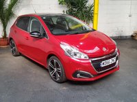 USED 2016 66 PEUGEOT 208 1.2 PURETECH S/S GT LINE 5d 110 BHP &pound;20 ROAD TAX STUNNING EXAMPLE 1 OWNER FSH