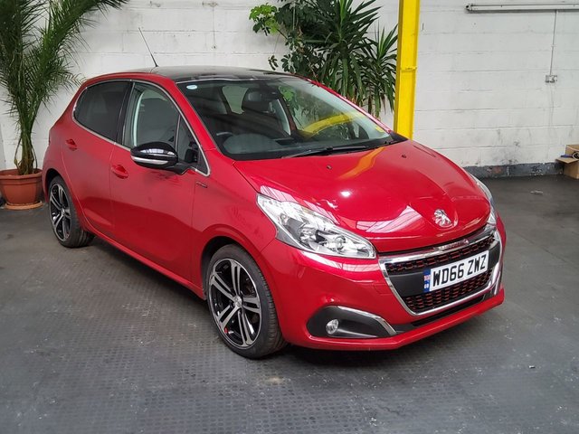 2016 66 Peugeot 208 1.2 PURETECH S/S GT LINE 5d 110 BHP
