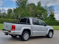 USED 2014 14 VOLKSWAGEN AMAROK 2.0 DC TDI HIGHLINE 4MOTION 180 BHP SAT NAV+LEATHER+BULL BARS ** NO VAT