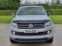 USED 2014 14 VOLKSWAGEN AMAROK 2.0 DC TDI HIGHLINE 4MOTION 180 BHP SAT NAV+LEATHER+BULL BARS ** NO VAT