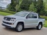 USED 2014 14 VOLKSWAGEN AMAROK 2.0 DC TDI HIGHLINE 4MOTION 180 BHP SAT NAV+LEATHER+BULL BARS ** NO VAT