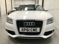 USED 2011 61 AUDI A3 2.0 TDI S LINE 3d 138 BHP BLUETOOTH, CRUISE, S LINE