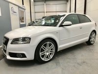 USED 2011 61 AUDI A3 2.0 TDI S LINE 3d 138 BHP BLUETOOTH, CRUISE, S LINE