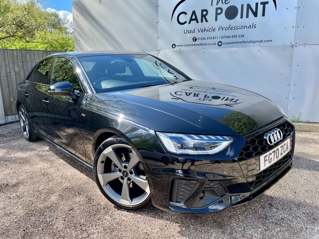 2020 70 Audi A4 2.0 TDI S LINE BLACK EDITION 4d AUTO 161 BHP