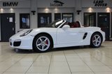 USED 2012 62 PORSCHE BOXSTER 3.4 24V S PDK 2d AUTO 315 BHP FINISHED IN STUNNING WHITE, WITH BEAUTIFULLY CONTRASTING RED ROOF AND FULL RED LEATHER SPORTS SEATS AND UPHOLSTERY + THOUSANDS OF POUNDS OF ADDITIONAL SPECIFICATION + IMPECCABLE SERVICED AND COMES WITH A FULLY DOCUMENTED PORSCHE SERVICE HISTORY + SATELLITE NAVIGATION + PDK DUAL CLUTCH AUTO +  BLUETOOTH CONNECTIVITY + SPORT EXHAUST SYSTEM + BOSE SURROUND SOUND SPEAKER SYSTEM + PORSCHE COMMUNICATION MANAGEMENT + 2-ZONE CLIMATE CONTROL + AUTOMATIC XENON HEADLIGHTS + CRUISE CONTROL + ECO STOP/START