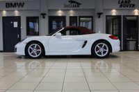 USED 2012 62 PORSCHE BOXSTER 3.4 24V S PDK 2d AUTO 315 BHP FINISHED IN STUNNING WHITE, WITH BEAUTIFULLY CONTRASTING RED ROOF AND FULL RED LEATHER SPORTS SEATS AND UPHOLSTERY + THOUSANDS OF POUNDS OF ADDITIONAL SPECIFICATION + IMPECCABLE SERVICED AND COMES WITH A FULLY DOCUMENTED PORSCHE SERVICE HISTORY + SATELLITE NAVIGATION + PDK DUAL CLUTCH AUTO +  BLUETOOTH CONNECTIVITY + SPORT EXHAUST SYSTEM + BOSE SURROUND SOUND SPEAKER SYSTEM + PORSCHE COMMUNICATION MANAGEMENT + 2-ZONE CLIMATE CONTROL + AUTOMATIC XENON HEADLIGHTS + CRUISE CONTROL + ECO STOP/START