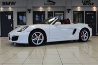 USED 2012 62 PORSCHE BOXSTER 3.4 24V S PDK 2d AUTO 315 BHP FINISHED IN STUNNING WHITE, WITH BEAUTIFULLY CONTRASTING RED ROOF AND FULL RED LEATHER SPORTS SEATS AND UPHOLSTERY + THOUSANDS OF POUNDS OF ADDITIONAL SPECIFICATION + IMPECCABLE SERVICED AND COMES WITH A FULLY DOCUMENTED PORSCHE SERVICE HISTORY + SATELLITE NAVIGATION + PDK DUAL CLUTCH AUTO +  BLUETOOTH CONNECTIVITY + SPORT EXHAUST SYSTEM + BOSE SURROUND SOUND SPEAKER SYSTEM + PORSCHE COMMUNICATION MANAGEMENT + 2-ZONE CLIMATE CONTROL + AUTOMATIC XENON HEADLIGHTS + CRUISE CONTROL + ECO STOP/START