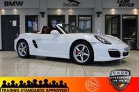 USED 2012 62 PORSCHE BOXSTER 3.4 24V S PDK 2d AUTO 315 BHP FINISHED IN STUNNING WHITE, WITH BEAUTIFULLY CONTRASTING RED ROOF AND FULL RED LEATHER SPORTS SEATS AND UPHOLSTERY + THOUSANDS OF POUNDS OF ADDITIONAL SPECIFICATION + IMPECCABLE SERVICED AND COMES WITH A FULLY DOCUMENTED PORSCHE SERVICE HISTORY + SATELLITE NAVIGATION + PDK DUAL CLUTCH AUTO +  BLUETOOTH CONNECTIVITY + SPORT EXHAUST SYSTEM + BOSE SURROUND SOUND SPEAKER SYSTEM + PORSCHE COMMUNICATION MANAGEMENT + 2-ZONE CLIMATE CONTROL + AUTOMATIC XENON HEADLIGHTS + CRUISE CONTROL + ECO STOP/START