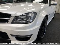 USED 2014 14 MERCEDES-BENZ C CLASS FAST BECOMING RARE MERCEDES C63 AMG 6.3 V8 MCT 7S COUPE **DIAMOND WHITE PEARL** FREE UK DELIVERY*VIDEO AVAILABLE* FINANCE ARRANGED* PART EX*HPI CLEAR