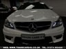 USED 2014 14 MERCEDES-BENZ C CLASS FAST BECOMING RARE MERCEDES C63 AMG 6.3 V8 MCT 7S COUPE **DIAMOND WHITE PEARL** FREE UK DELIVERY*VIDEO AVAILABLE* FINANCE ARRANGED* PART EX*HPI CLEAR
