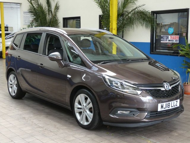 2018 18 Vauxhall Zafira Tourer 1.4 SRI NAV 5d [Leather] 138 BHP