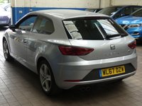 USED 2018 67 SEAT LEON 1.4 ECOTSI FR TECHNOLOGY DSG 3d 150 BHP STUNNING EXAMPLE SAT NAV FSH