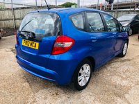 USED 2012 12 HONDA JAZZ 1.3 I-VTEC ES 5d 99 BHP Azure Blue Metallic Paint + Great Service History