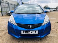USED 2012 12 HONDA JAZZ 1.3 I-VTEC ES 5d 99 BHP Azure Blue Metallic Paint + Great Service History