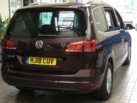 USED 2018 18 VOLKSWAGEN SHARAN 2.0 SE TDI BLUEMOTION TECHNOLOGY 5d 148 BHP 7 SEATS 1 OWNER FSH
