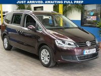USED 2018 18 VOLKSWAGEN SHARAN 2.0 SE TDI BLUEMOTION TECHNOLOGY 5d 148 BHP 7 SEATS 1 OWNER FSH
