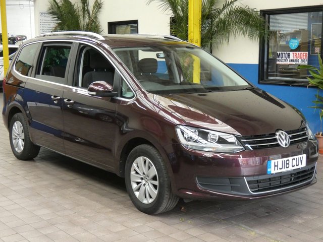 2018 18 Volkswagen Sharan 2.0 SE TDI BLUEMOTION TECHNOLOGY 5d 148 BHP