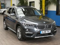 USED 2018 18 BMW X1 2.0 XDRIVE20I XLINE 5d 189 BHP STUNNING EXAMPLE SAT NAV LEATHER ELECTRIC MEMORY SEATS PANORAMIC SUNROOF