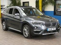 USED 2018 18 BMW X1 2.0 XDRIVE20I XLINE 5d 189 BHP STUNNING EXAMPLE SAT NAV LEATHER ELECTRIC MEMORY SEATS PANORAMIC SUNROOF