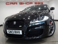 USED 2013 13 JAGUAR XF 5.0 V8 SUPERCHARGED (510 BHP) XFR AUTO 4DR + NAV + E/M/HEATED LEATHERS + CRUISE + MEDIA + PARK AID + XENON - LED + PRIVACY + 20 S 20 S+XENONS+PARK+PRIVACY+HEATED-LEATHERS+NAV+CRUISE