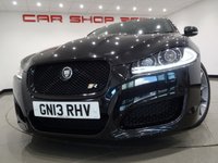 USED 2013 13 JAGUAR XF 5.0 V8 SUPERCHARGED (510 BHP) XFR AUTO 4DR + NAV + E/M/HEATED LEATHERS + CRUISE + MEDIA + PARK AID + XENON - LED + PRIVACY + 20 S 20 S+XENONS+PARK+PRIVACY+HEATED-LEATHERS+NAV+CRUISE