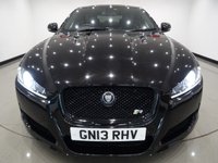 USED 2013 13 JAGUAR XF 5.0 V8 SUPERCHARGED (510 BHP) XFR AUTO 4DR + NAV + E/M/HEATED LEATHERS + CRUISE + MEDIA + PARK AID + XENON - LED + PRIVACY + 20 S 20 S+XENONS+PARK+PRIVACY+HEATED-LEATHERS+NAV+CRUISE
