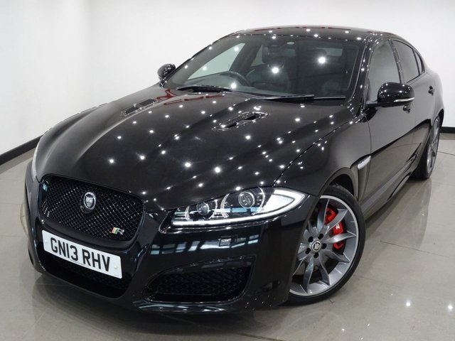 2013 13 Jaguar Xf 5.0 V8 SUPERCHARGED (510 BHP) XFR AUTO 4DR + NAV + E/M/HEATED LEATHERS + CRUISE + MEDIA + PARK AID + XENON - LED + PRIVACY + 20 S