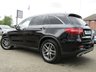 USED 2018 18 MERCEDES-BENZ GLC-CLASS 2.1 GLC 250 D 4MATIC AMG LINE PREMIUM PLUS 5d 201 BHP Finished in OBSIDIAN BLACK with contrasting EBONY HEATED LEATHER trim. This GLC is an upmarket SUV with a quality interior and plenty of space inside. This SUV has arguably the poshest feeling cabin in its class. It has great Interior space and a generous size boot. Other features include Sat Nav, Full Leather, DAB Radio, B/Tooth, Rear View Camera, Power Boot ,  PAN ROOF and much more, comes with 2 keys & dealer serviced at the following miles: 15665 miles, 29519 miles, 49624 miles, 73700 miles,