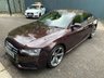 USED 2013 13 AUDI A5 2.0 SPORTBACK TDI QUATTRO BLACK EDITION S/S 5d 175 BHP AUTO+QUATTRO+S/LINE+CRUISE+NAV
