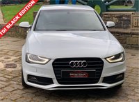 USED 2014 14 AUDI A4 2.0 TDI BLACK EDITION 4d 174 BHP AUDI A4 S-LINE TDi 'BLACK EDITION' SALOON, 2 FORMER KEEPERS - 46,568 MILES WITH HISTORY - 60+ MPG - &pound;30 PER YEAR ROAD TAX - 19 INCH MATT GREY UPGRADE ALLOYS