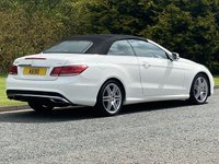 USED 2013 13 MERCEDES-BENZ E-CLASS 2.1 E220 CDI AMG SPORT 2d 170 BHP CONVERTIABLE AUTO Command Sat Nav Full Leather
