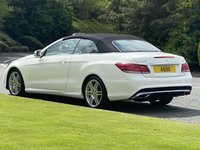 USED 2013 13 MERCEDES-BENZ E-CLASS 2.1 E220 CDI AMG SPORT 2d 170 BHP CONVERTIABLE AUTO Command Sat Nav Full Leather