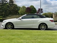 USED 2013 13 MERCEDES-BENZ E-CLASS 2.1 E220 CDI AMG SPORT 2d 170 BHP CONVERTIABLE AUTO Command Sat Nav Full Leather