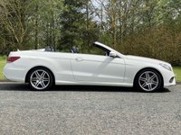 USED 2013 13 MERCEDES-BENZ E-CLASS 2.1 E220 CDI AMG SPORT 2d 170 BHP CONVERTIABLE AUTO Command Sat Nav Full Leather