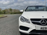 USED 2013 13 MERCEDES-BENZ E-CLASS 2.1 E220 CDI AMG SPORT 2d 170 BHP CONVERTIABLE AUTO Command Sat Nav Full Leather
