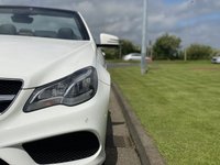 USED 2013 13 MERCEDES-BENZ E-CLASS 2.1 E220 CDI AMG SPORT 2d 170 BHP CONVERTIABLE AUTO Command Sat Nav Full Leather
