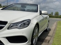 USED 2013 13 MERCEDES-BENZ E-CLASS 2.1 E220 CDI AMG SPORT 2d 170 BHP CONVERTIABLE AUTO Command Sat Nav Full Leather