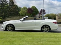USED 2013 13 MERCEDES-BENZ E-CLASS 2.1 E220 CDI AMG SPORT 2d 170 BHP CONVERTIABLE AUTO Command Sat Nav Full Leather