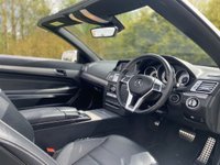 USED 2013 13 MERCEDES-BENZ E-CLASS 2.1 E220 CDI AMG SPORT 2d 170 BHP CONVERTIABLE AUTO Command Sat Nav Full Leather
