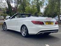 USED 2013 13 MERCEDES-BENZ E-CLASS 2.1 E220 CDI AMG SPORT 2d 170 BHP CONVERTIABLE AUTO Command Sat Nav Full Leather