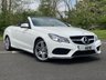 USED 2013 13 MERCEDES-BENZ E-CLASS 2.1 E220 CDI AMG SPORT 2d 170 BHP CONVERTIABLE AUTO Command Sat Nav Full Leather