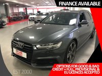 USED 2015 15 AUDI A6 3.0 AVANT TDI QUATTRO BLACK EDITION 5d 268 BHP * FRONT & REAR PARK SENSORS * PARKING AID * PRIVACY GLASS * CRUISE CONTROL * MOT FEB 22 * 2 KEYS *