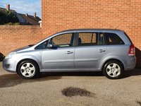 USED 2008 08 VAUXHALL ZAFIRA 1.8 EXCLUSIV 5d 139 BHP 7 SEATS