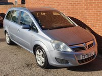 USED 2008 08 VAUXHALL ZAFIRA 1.8 EXCLUSIV 5d 139 BHP 7 SEATS