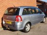 USED 2008 08 VAUXHALL ZAFIRA 1.8 EXCLUSIV 5d 139 BHP 7 SEATS