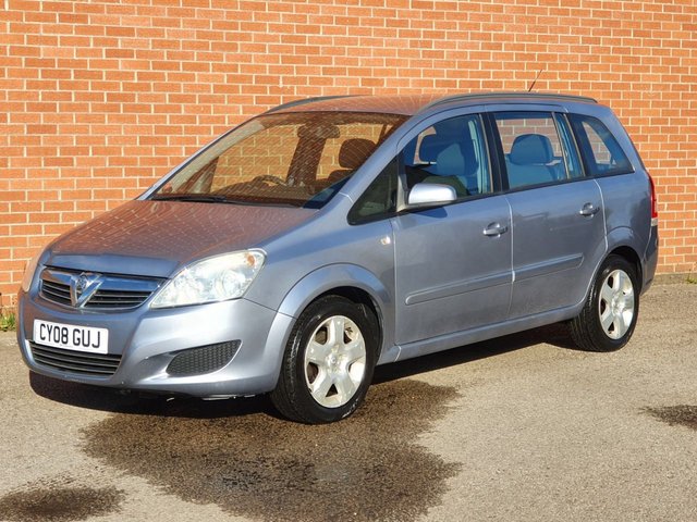 2008 08 Vauxhall Zafira 1.8 EXCLUSIV 5d 139 BHP