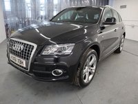 USED 2011 61 AUDI Q5 2.0 TDI QUATTRO S LINE SPECIAL EDITION 5d 141 BHP THIS AUDI Q5 S LINE IN BLACK PEARL EFFECT FINISH WITH FACTORY FITTED EXTRAS OF TECHNOLOGY PACK