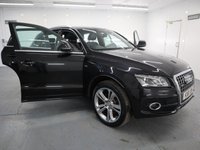 USED 2011 61 AUDI Q5 2.0 TDI QUATTRO S LINE SPECIAL EDITION 5d 141 BHP THIS AUDI Q5 S LINE IN BLACK PEARL EFFECT FINISH WITH FACTORY FITTED EXTRAS OF TECHNOLOGY PACK