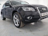 USED 2011 61 AUDI Q5 2.0 TDI QUATTRO S LINE SPECIAL EDITION 5d 141 BHP THIS AUDI Q5 S LINE IN BLACK PEARL EFFECT FINISH WITH FACTORY FITTED EXTRAS OF TECHNOLOGY PACK